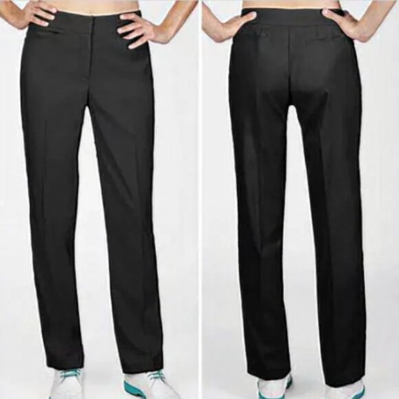TAIL Style GX4358 Activewear Classic Golf Pants Women's Sz 2 Black UPF50  #330M - Picture 1 of 12